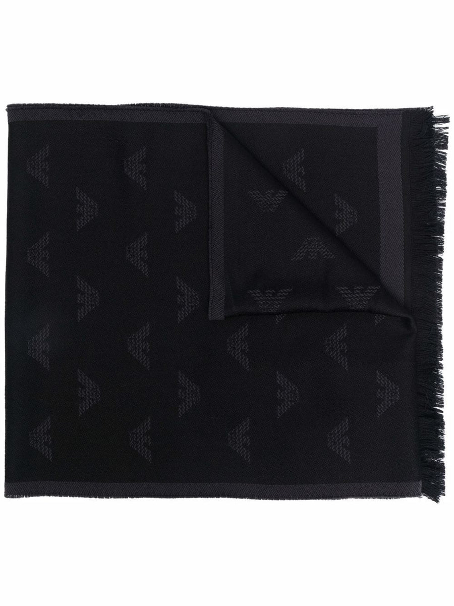 Emporio Armani Scarfs DARK GREY