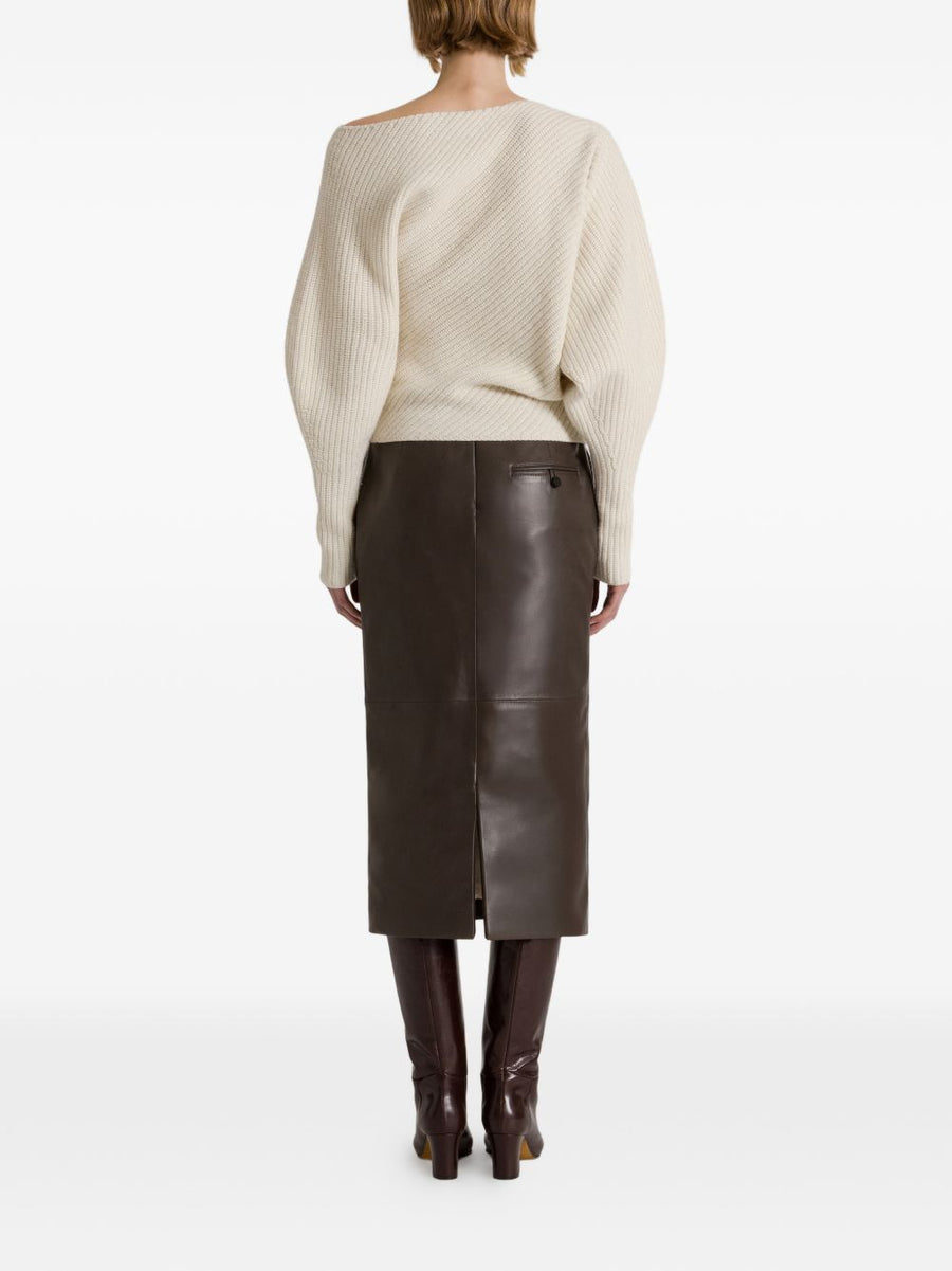 032C Alberta Ferretti Sweaters WHITE