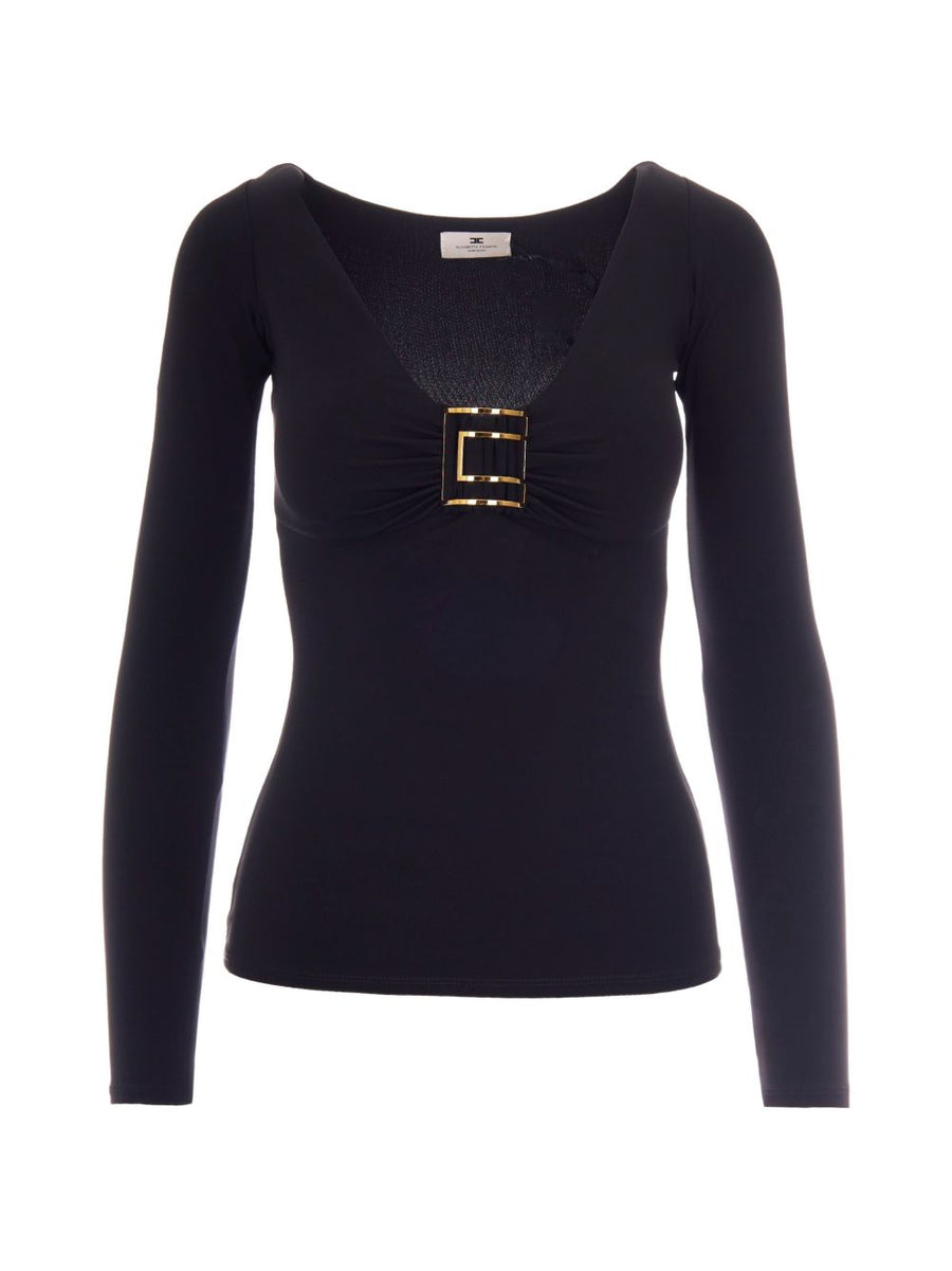 Elisabetta Franchi Sweaters BLACK