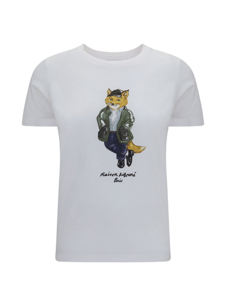 Maison Kitsuné MAISON KITSUNE'' T-shirts and Polos WHITE