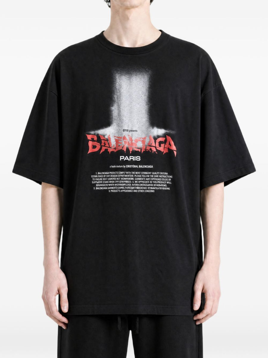 Balenciaga T-shirts and Polos BLACK