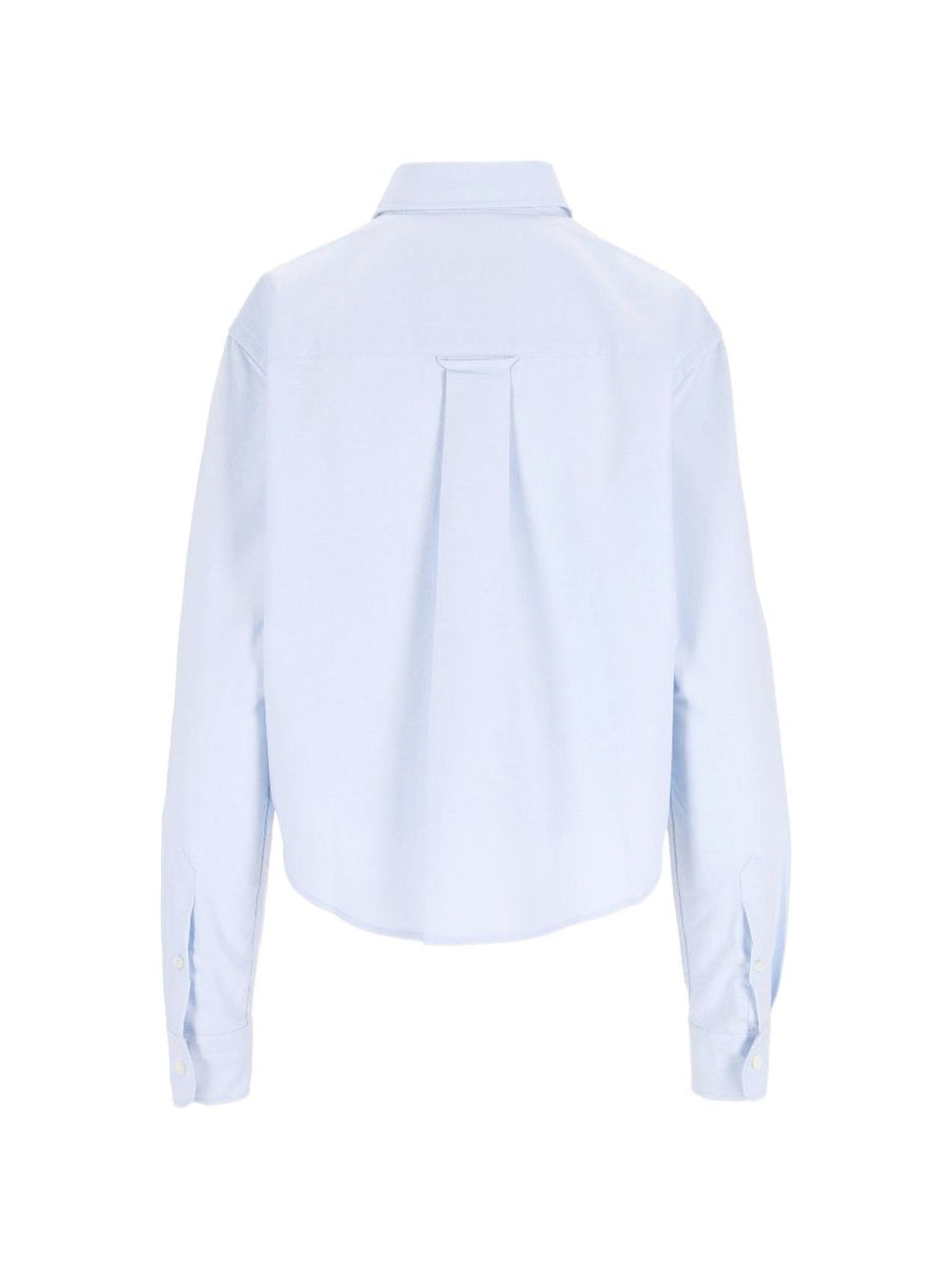 AMI PARIS Shirts LIGHT BLUE