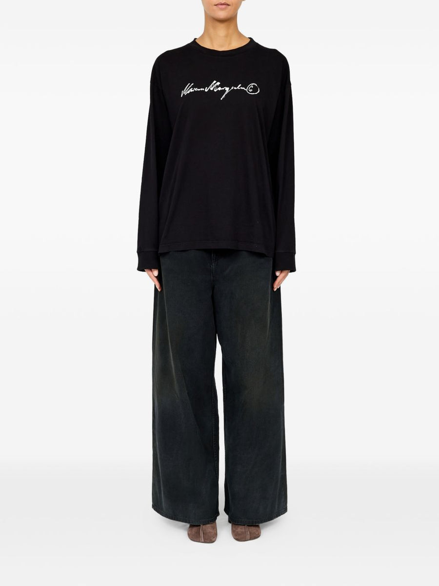 MM6 Maison Margiela T-shirts and Polos BLACK