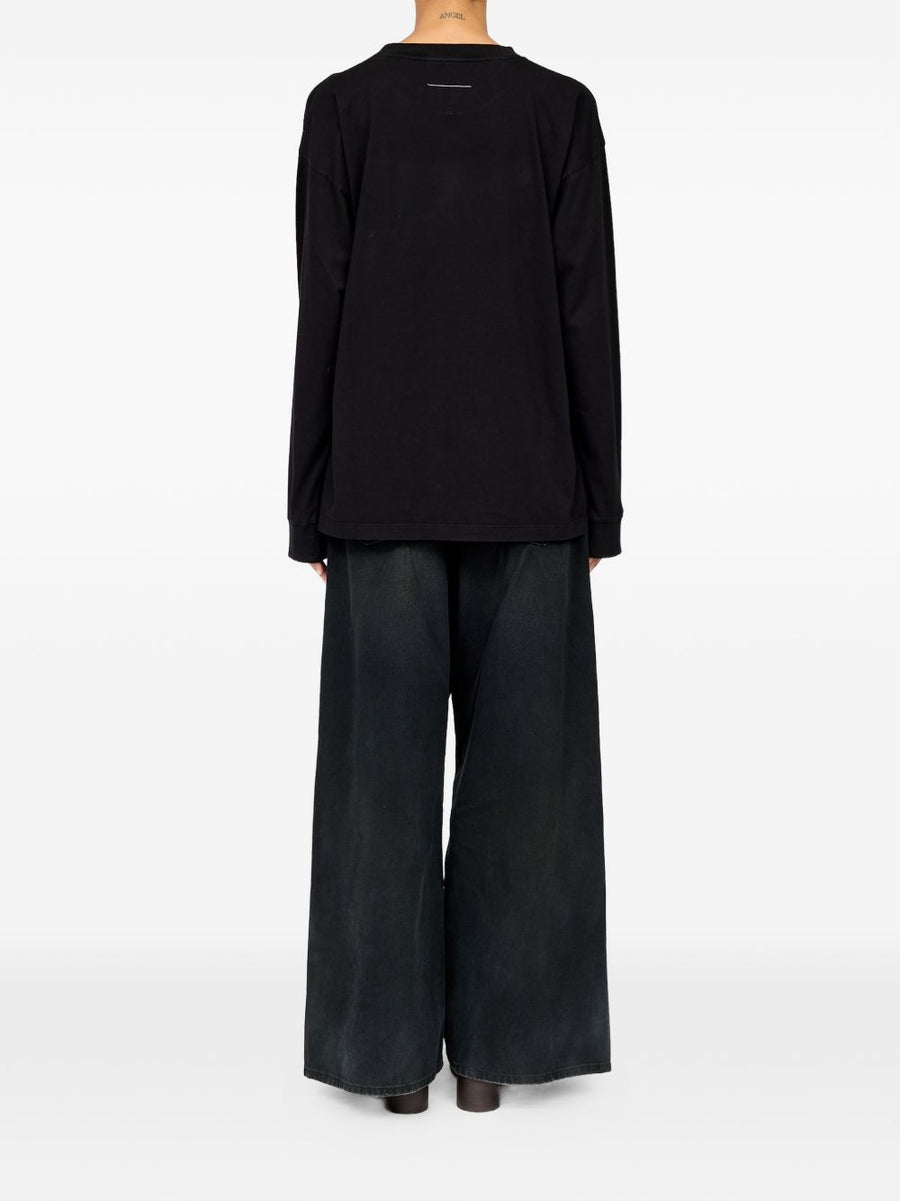 MM6 Maison Margiela T-shirts and Polos BLACK