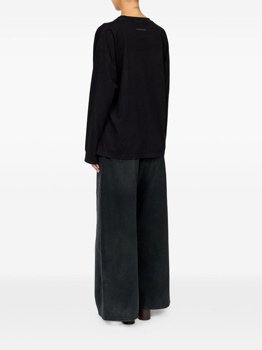MM6 Maison Margiela T-shirts and Polos BLACK