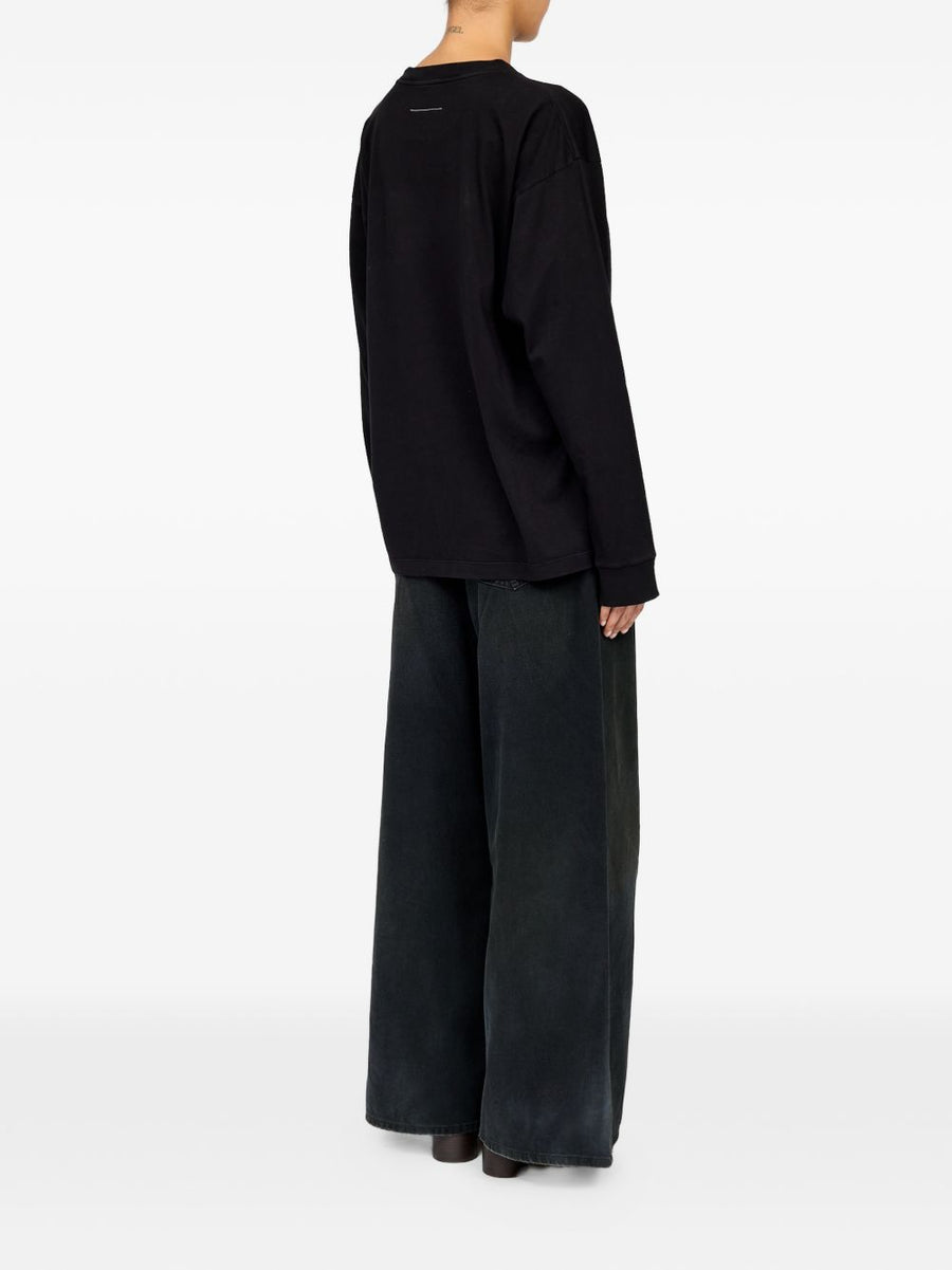 MM6 Maison Margiela T-shirts and Polos BLACK