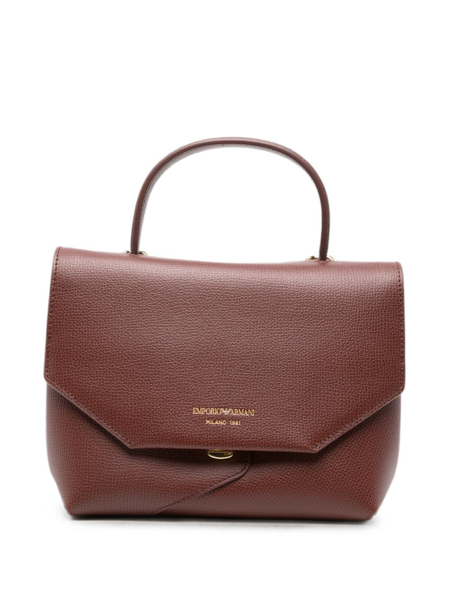 Emporio Armani Leather Top Handle Bag