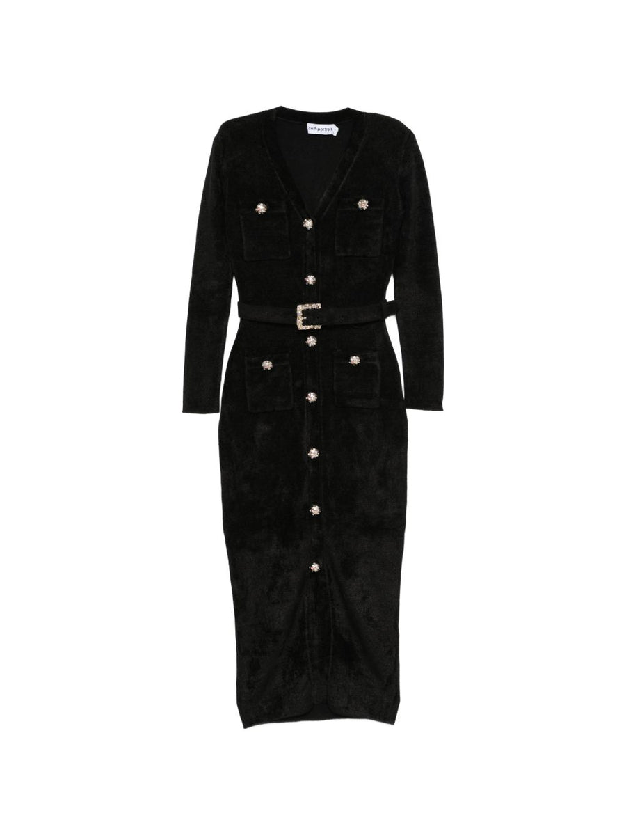 Self-portrait Dresses BLACK