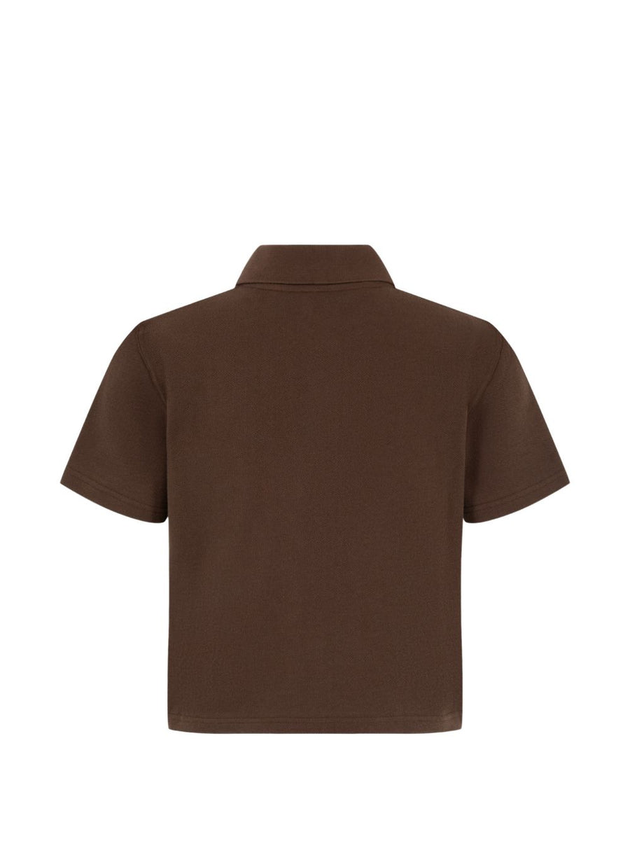 Saint Laurent T-shirts and Polos BROWN