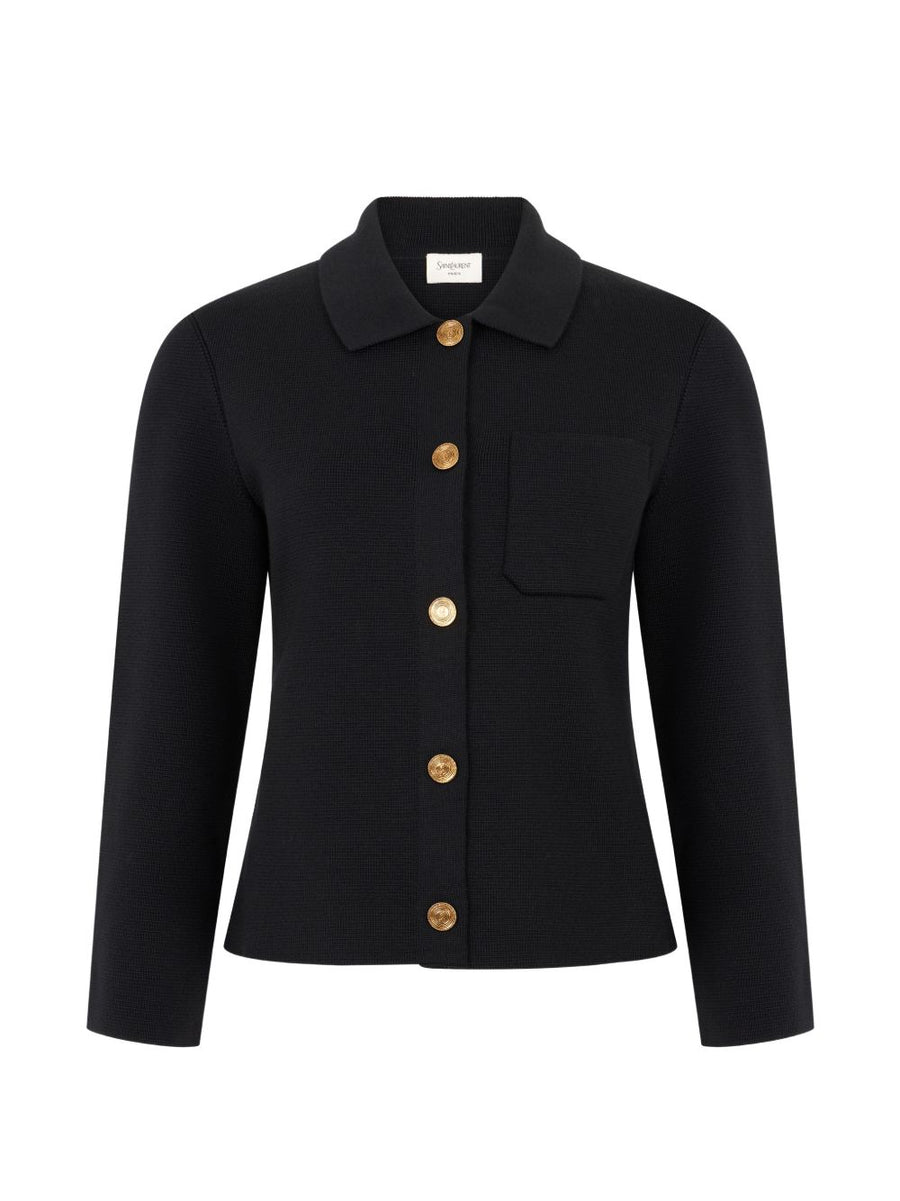 Saint Laurent Jackets BLACK