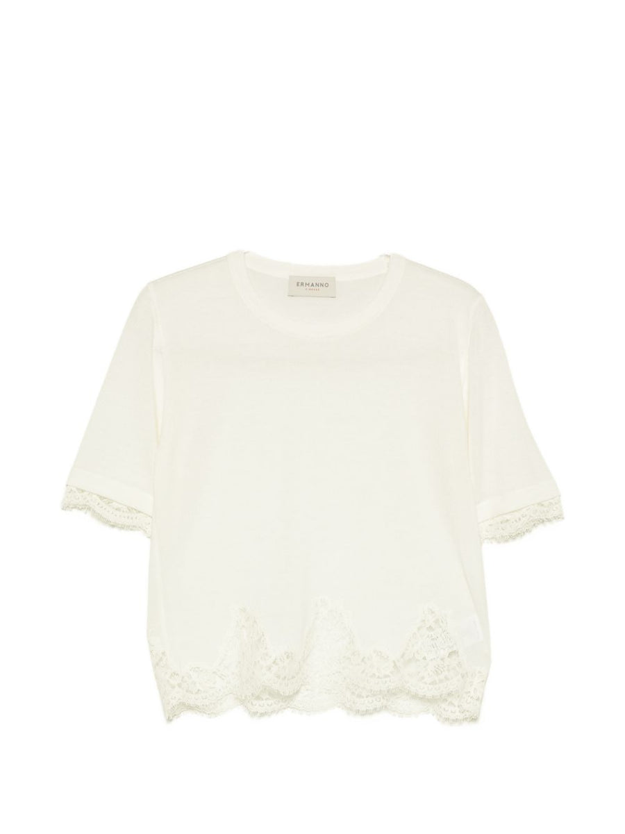 ERMANNO FIRENZE T-shirts and Polos WHITE