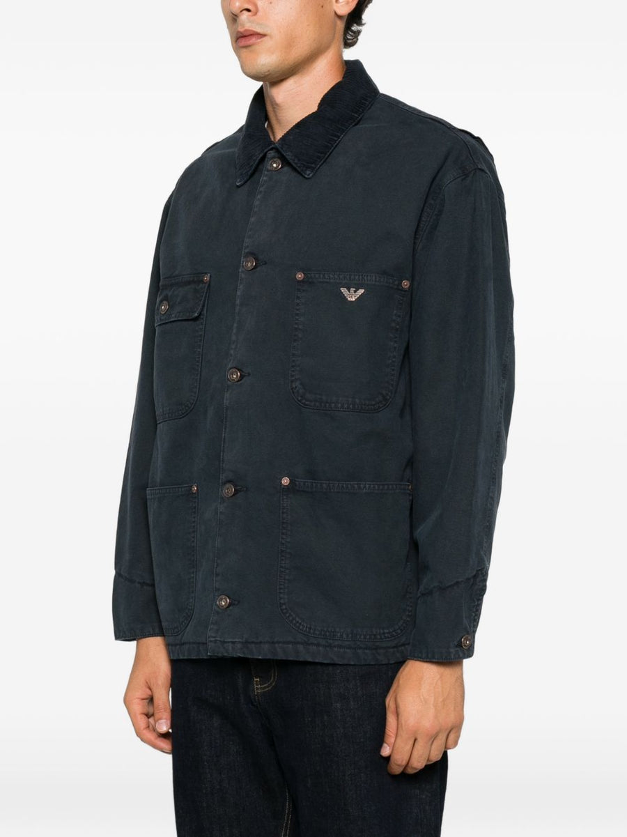 Emporio Armani Jackets NAVY