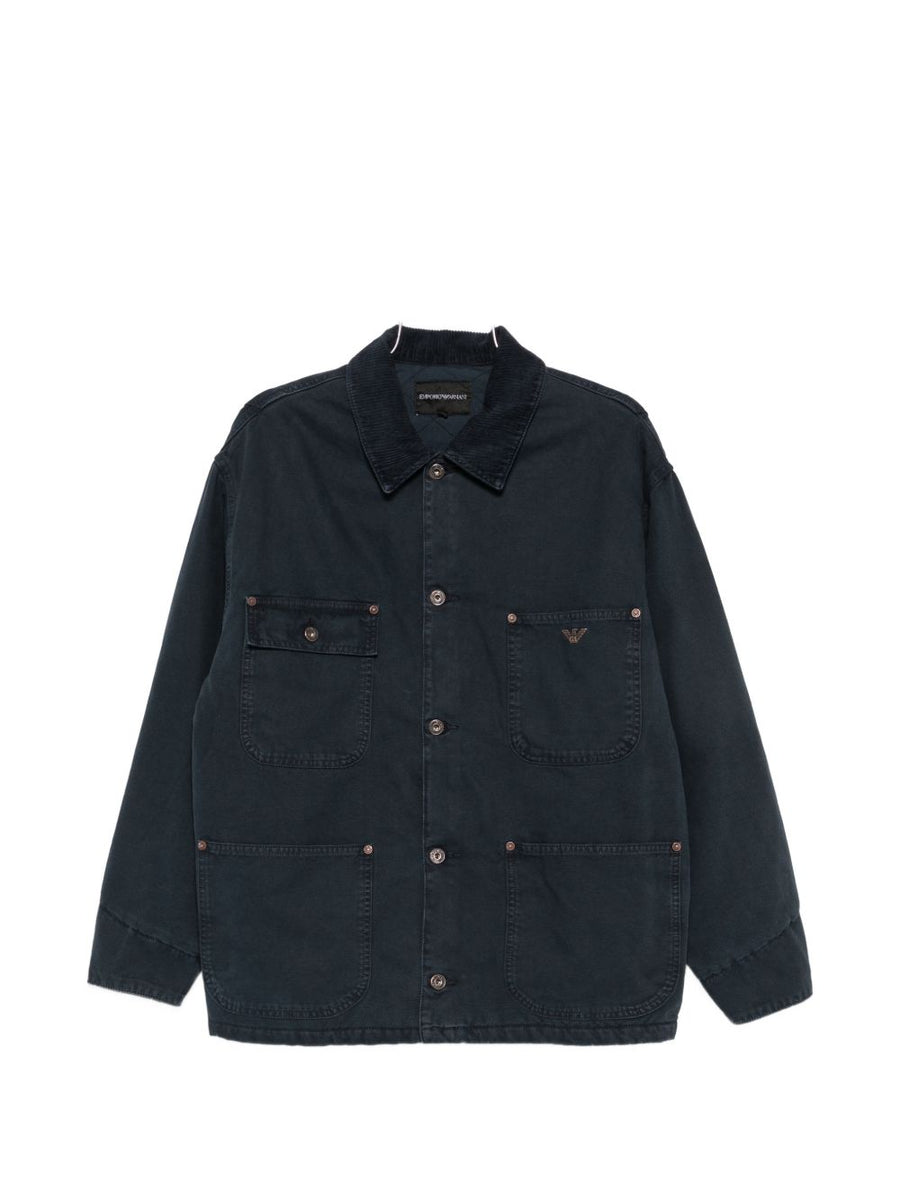 Emporio Armani Jackets NAVY
