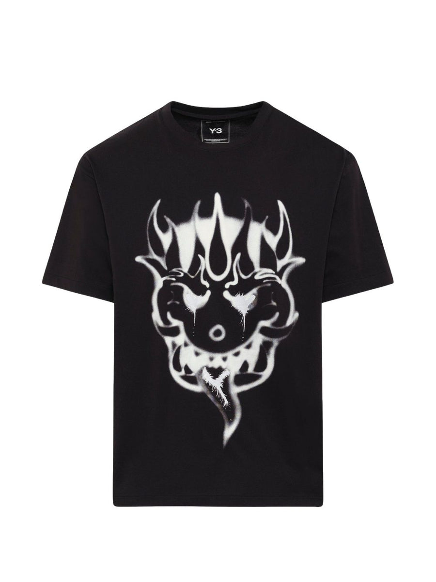 Y-3 T-shirts and Polos BLACK