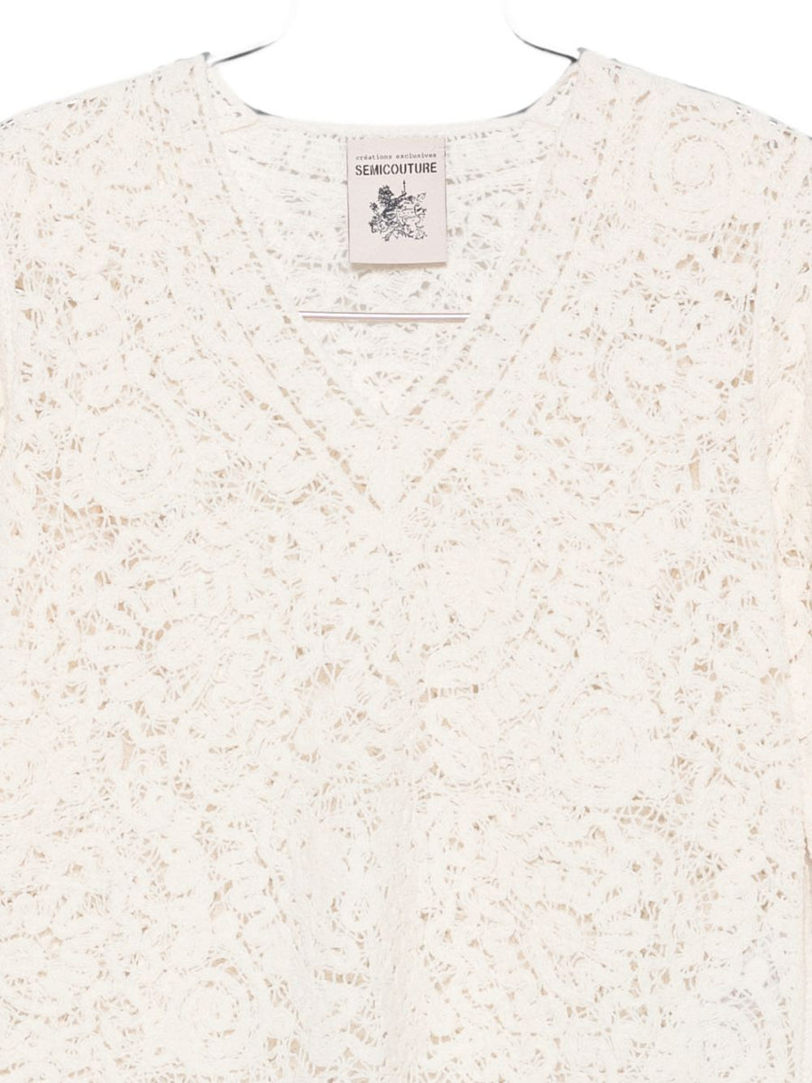 Semicouture Sweaters WHITE