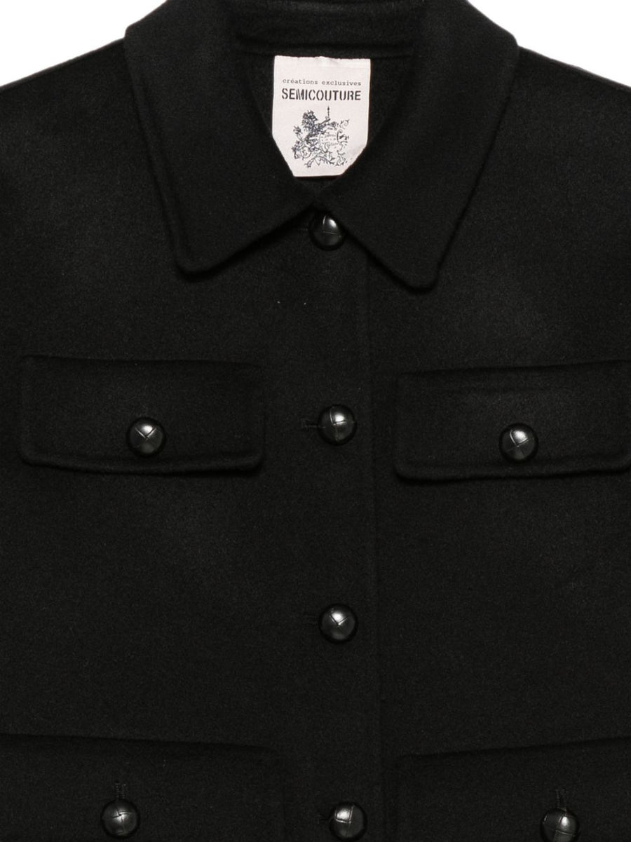 Semicouture Jackets BLACK