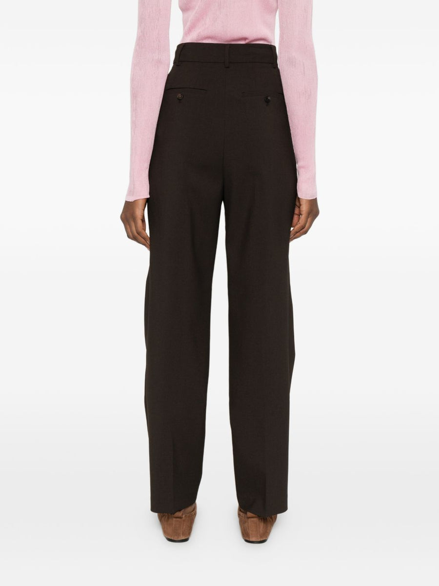 032C THE FRANKIE SHOP Trousers BROWN