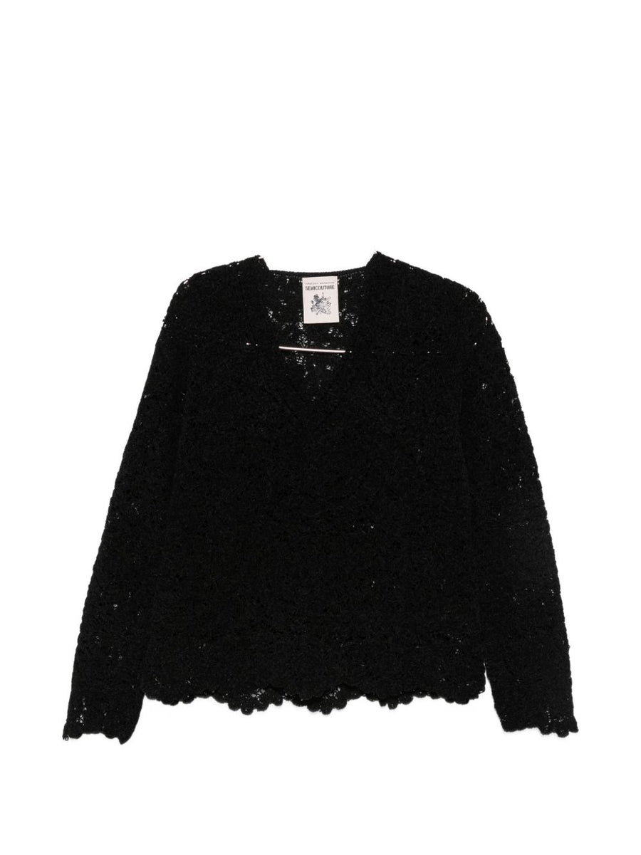 Semicouture Sweaters BLACK