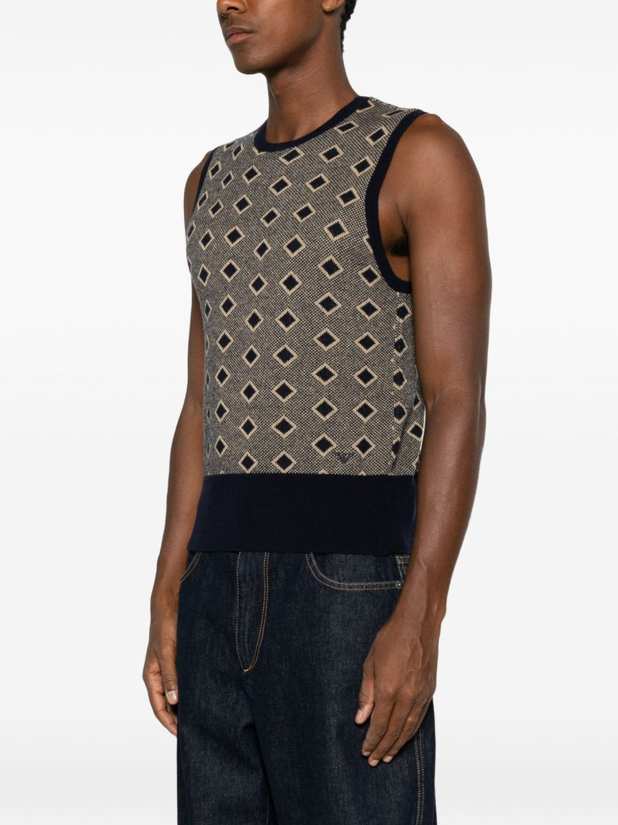 Emporio Armani Sweaters NAVY