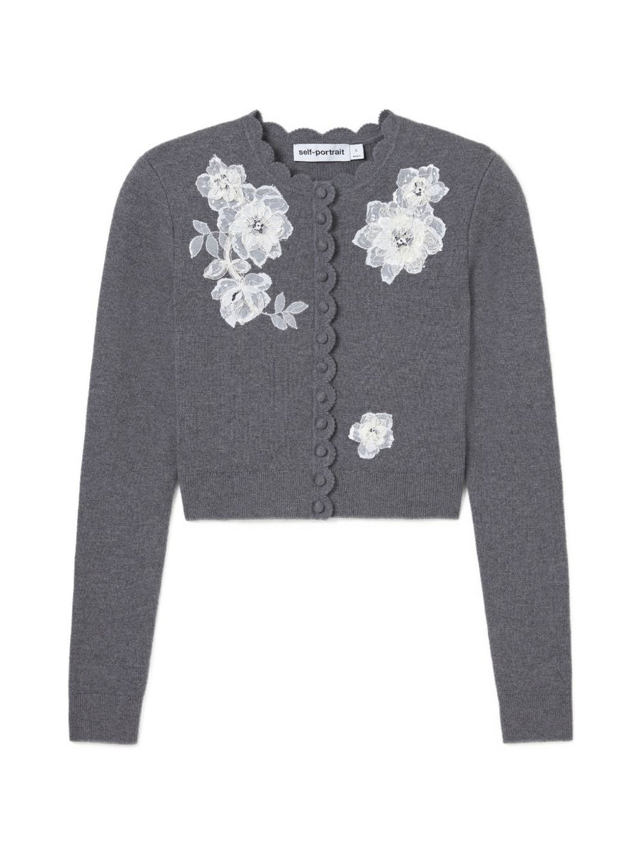 Self-portrait Sweaters GREY