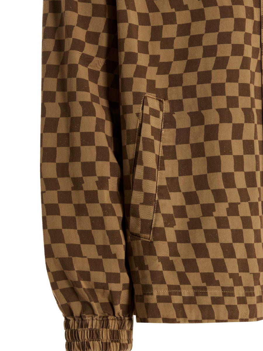 Incotex Red X Facetasm Overshirt Check Print Premium Cotton For Men True To Size
