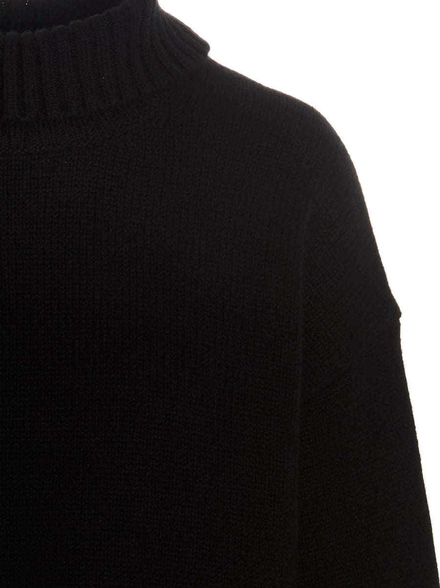 Jil Sander Cashmere Blend Sweater for Women Soft Luxury Collared Office Topwear Everyday