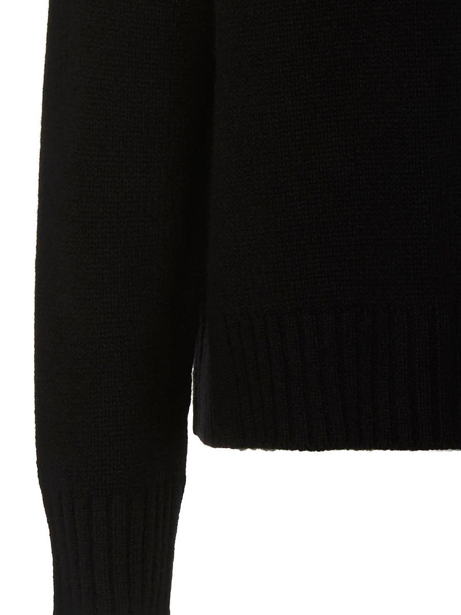 Jil Sander Cashmere Blend Sweater for Women Soft Luxury Collared Office Topwear Everyday
