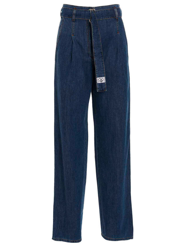 Philosophy Jeans With Front Pleats