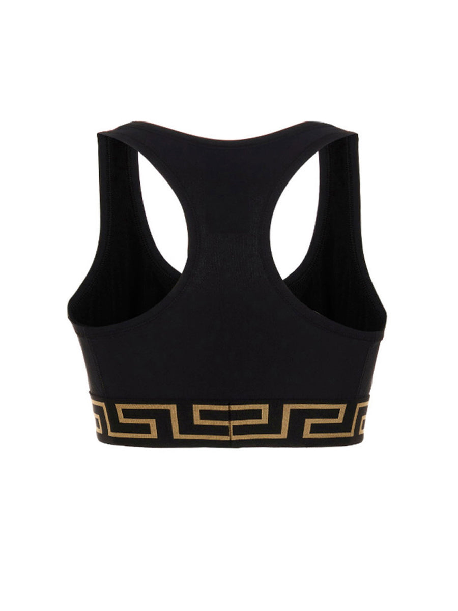 Versace Medusa Sports Top Premium Luxury Womens Athleisure With Lycra Stretch For Performance