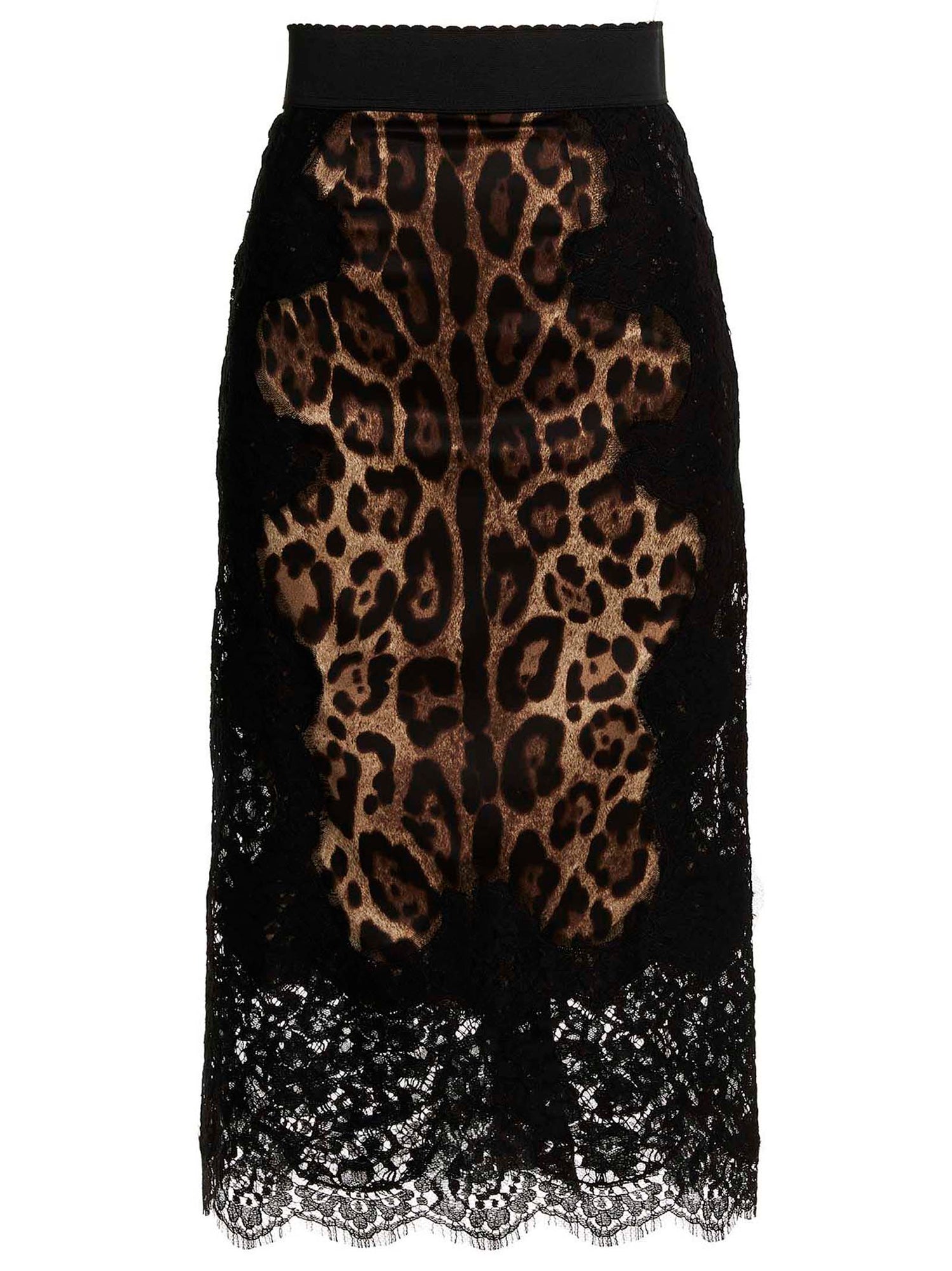 Dolce & Gabbana Animalier Skirt
