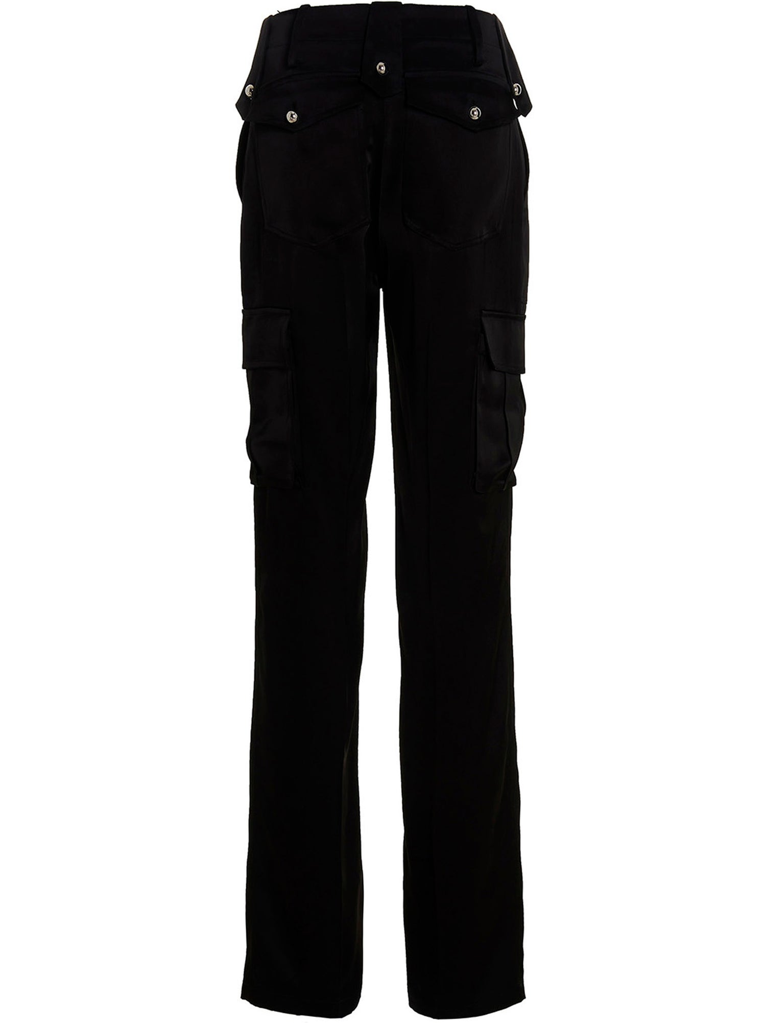 David Koma Satin Cargo Pants