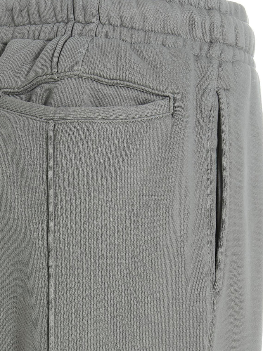 Stampd Palm Crest Joggers for Men Premium 100 Percent Cotton Gray with Relaxed Fit and Drawstring Waist