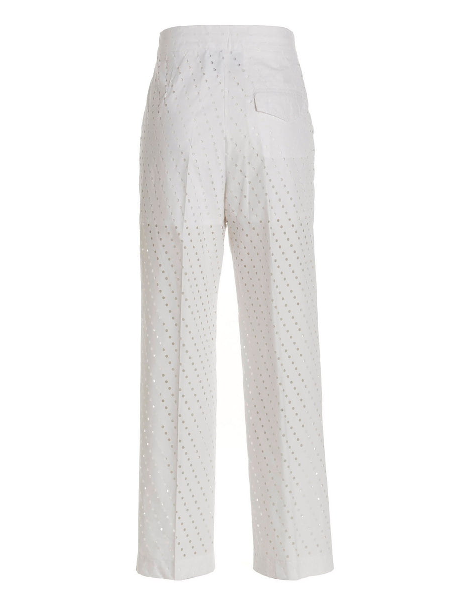 Visible Button Jeans White Stretch Denim By Nude For Women High Rise Straight Leg Day To Night Chic Comfort