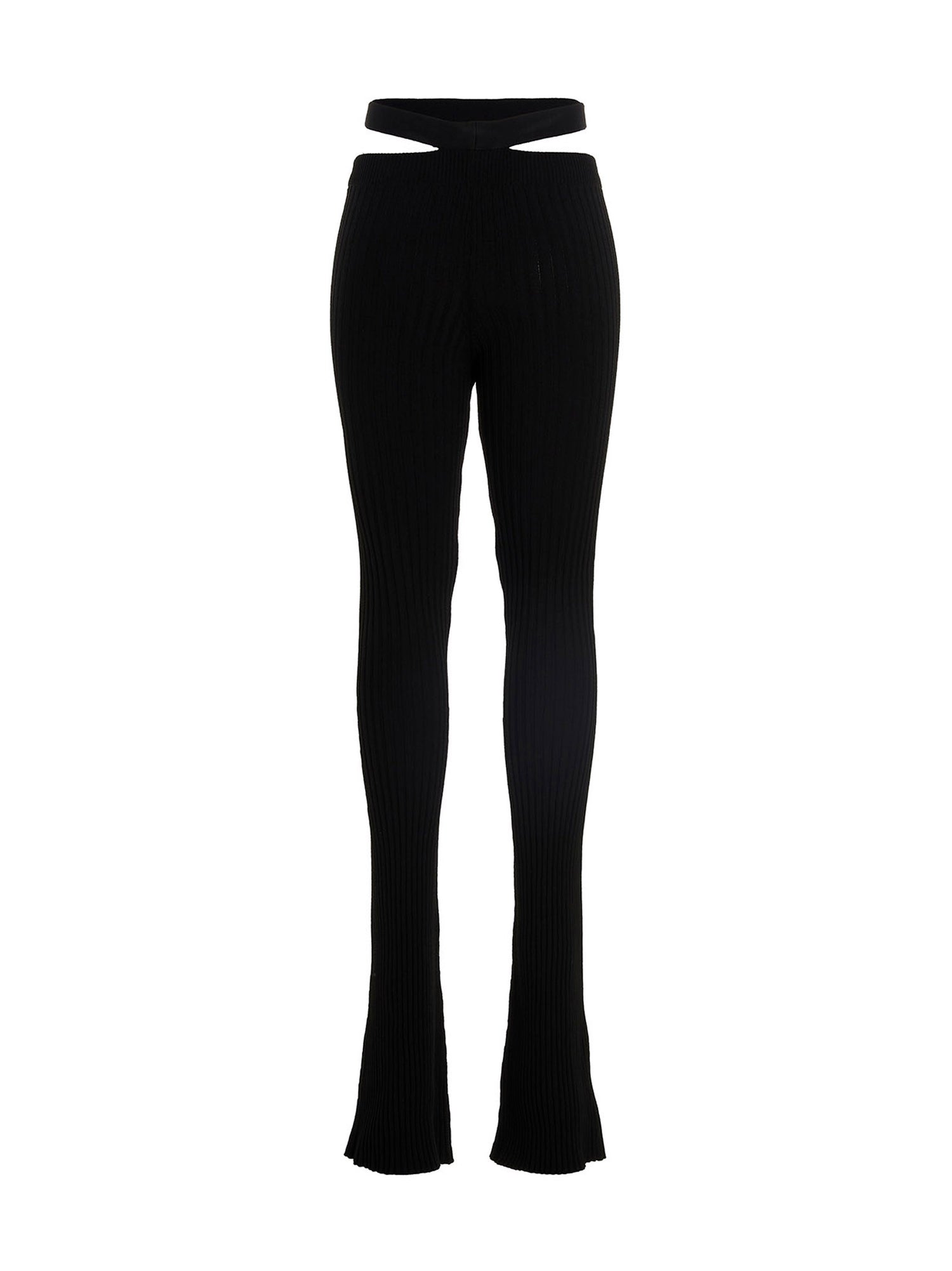 AndreĀdamo Ribbed Flared Trousers