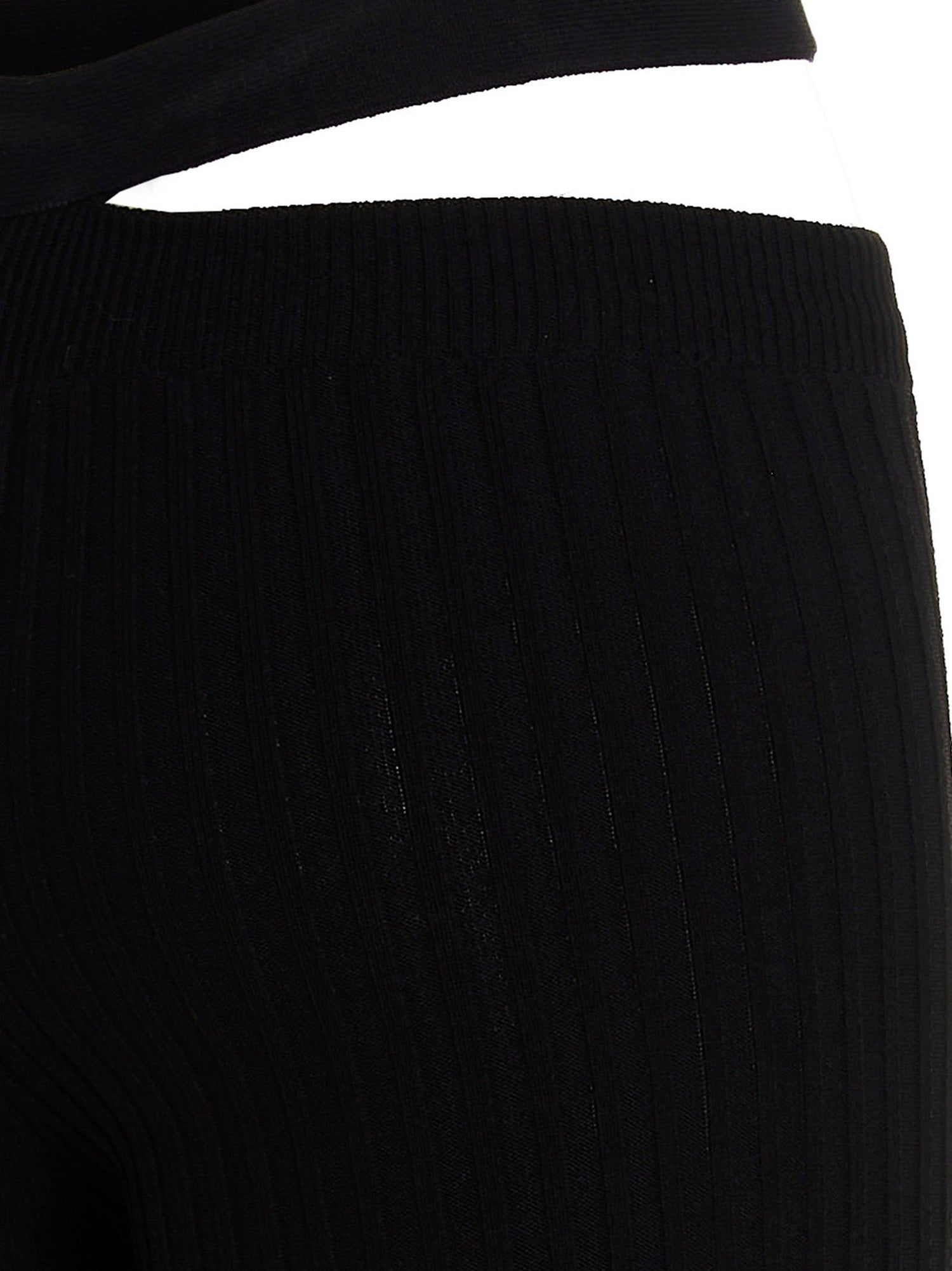 AndreĀdamo Ribbed Flared Trousers