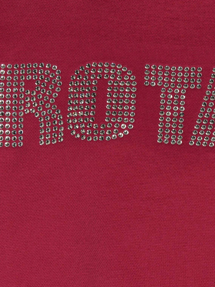Rotate Birger Christensen Firm Rhinestone Sweatshirt