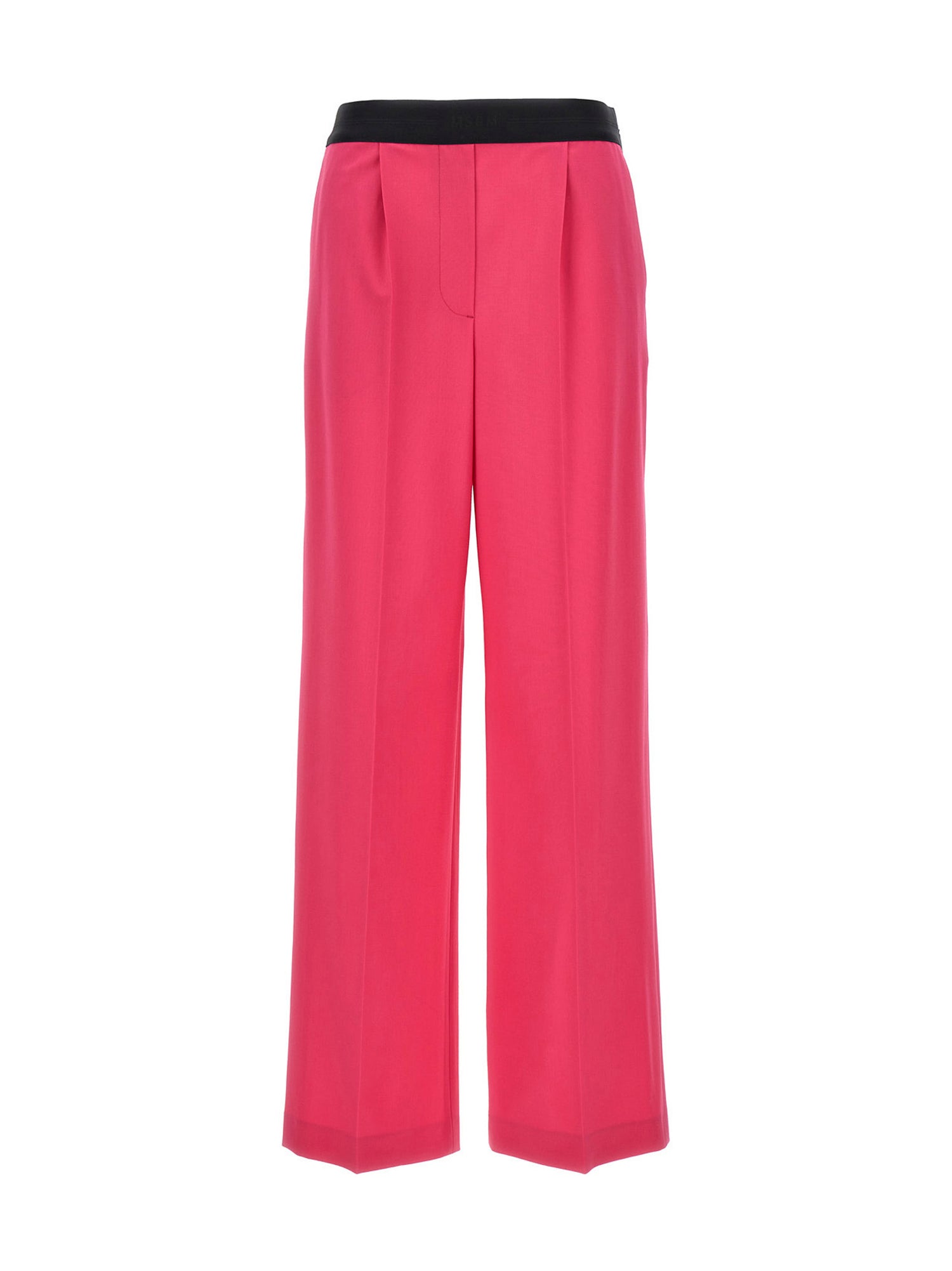 Msgm Pants With Front Pleats