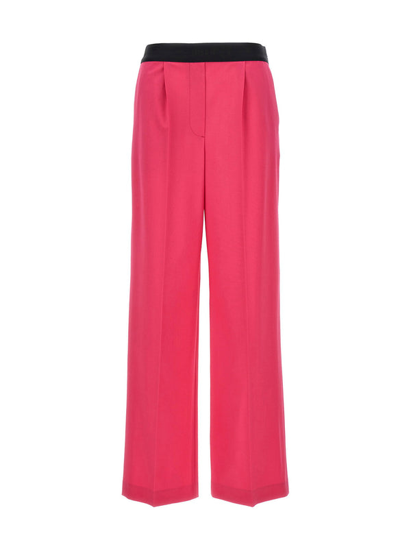 Msgm Pants With Front Pleats