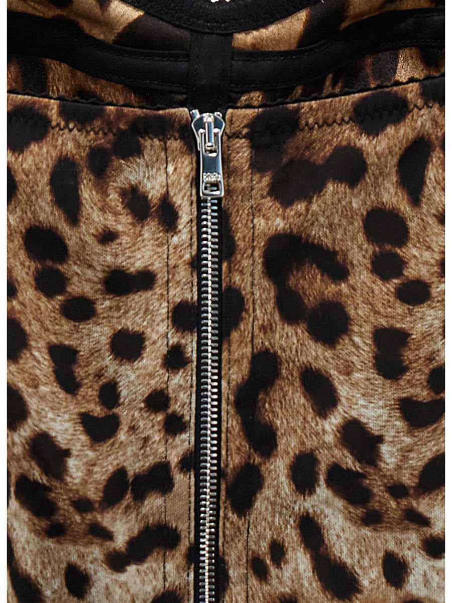 Dolce & Gabbana Leopardo Bustier Top