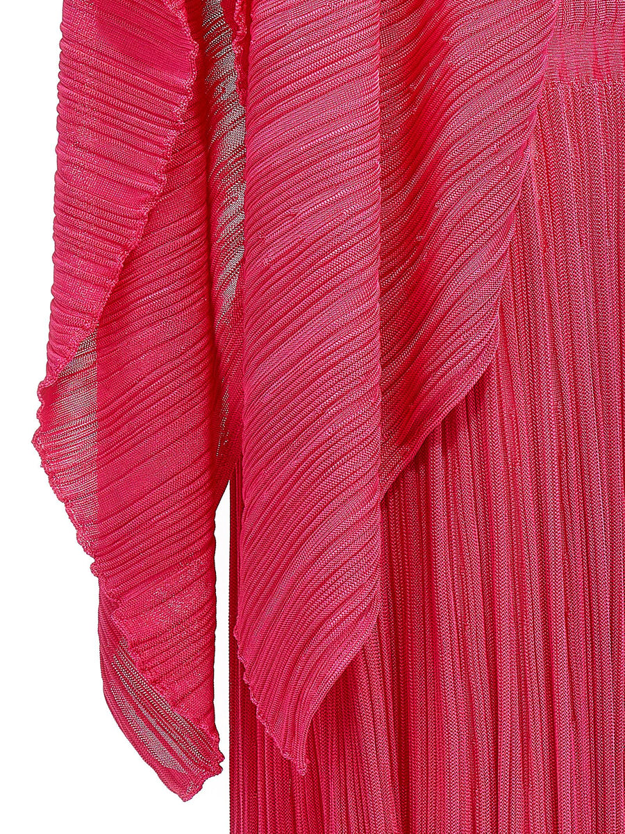 Severina Dress Antonino Valenti Belted Fuchsia Ribbed Women