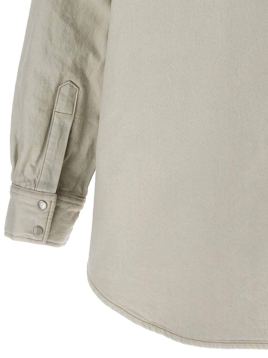 Maison Margiela Padded Overshirt For Women Lightly Padded Layering Essential Cotton Oversize Fit