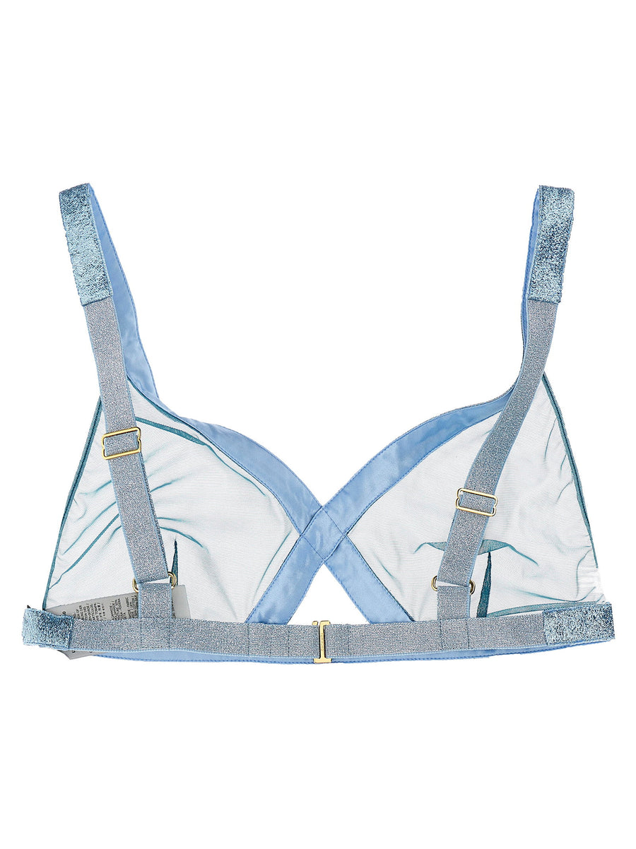 Tom Ford Iridescent Sable Tulle Top For Women With Adjustable Straps Luxurious Beachwear