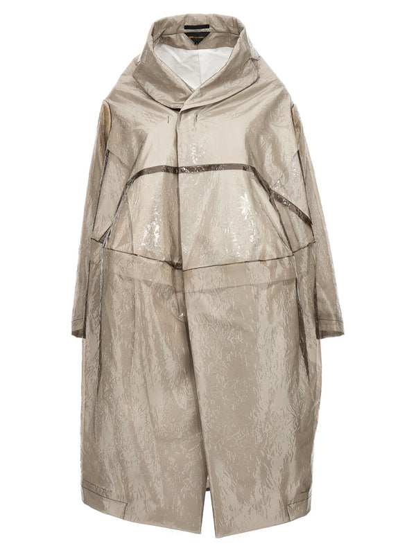 Comme Des Garcons Oversize Texture Trench Coat