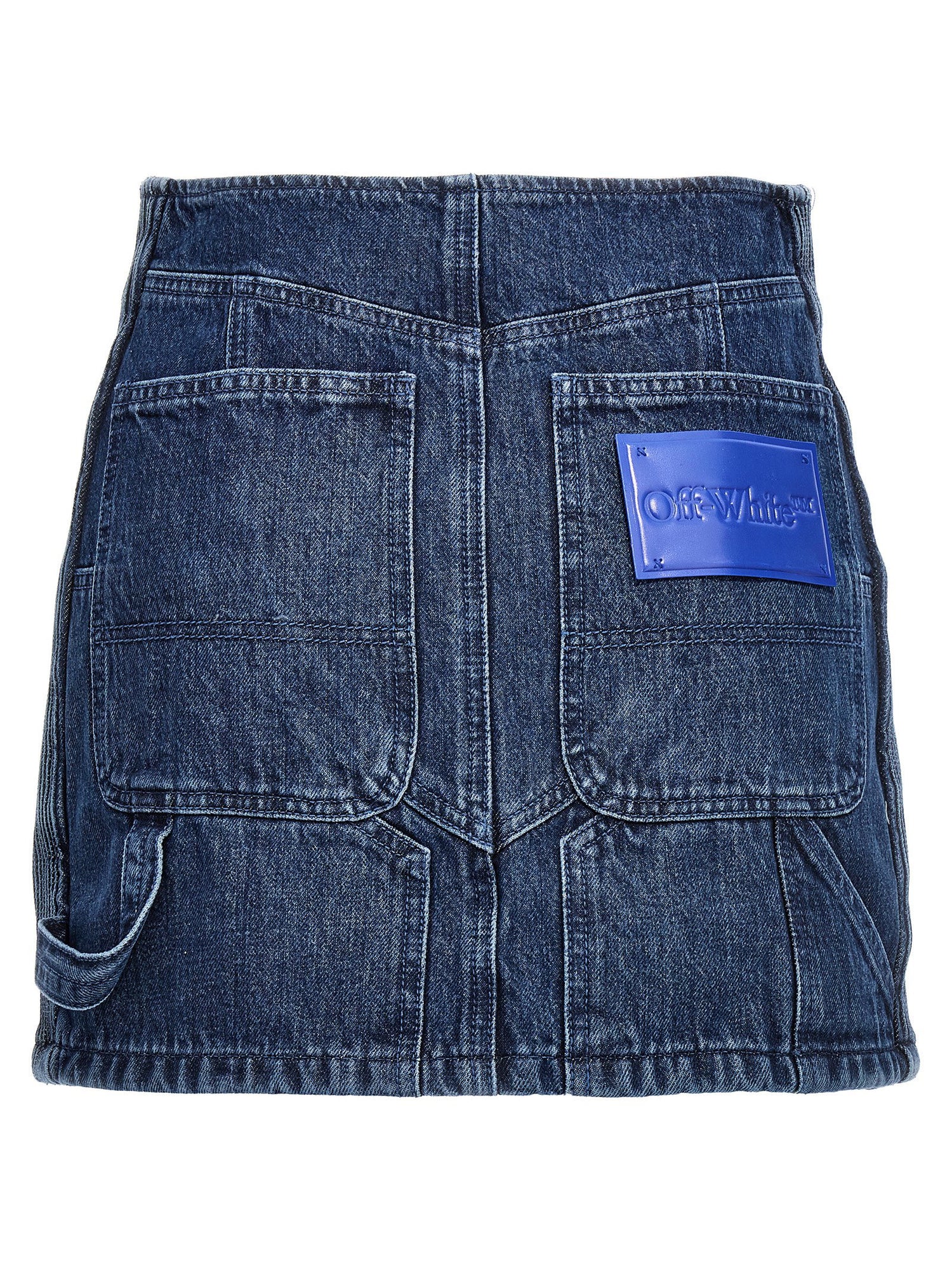 Off White Motorcycle Miniskirt
