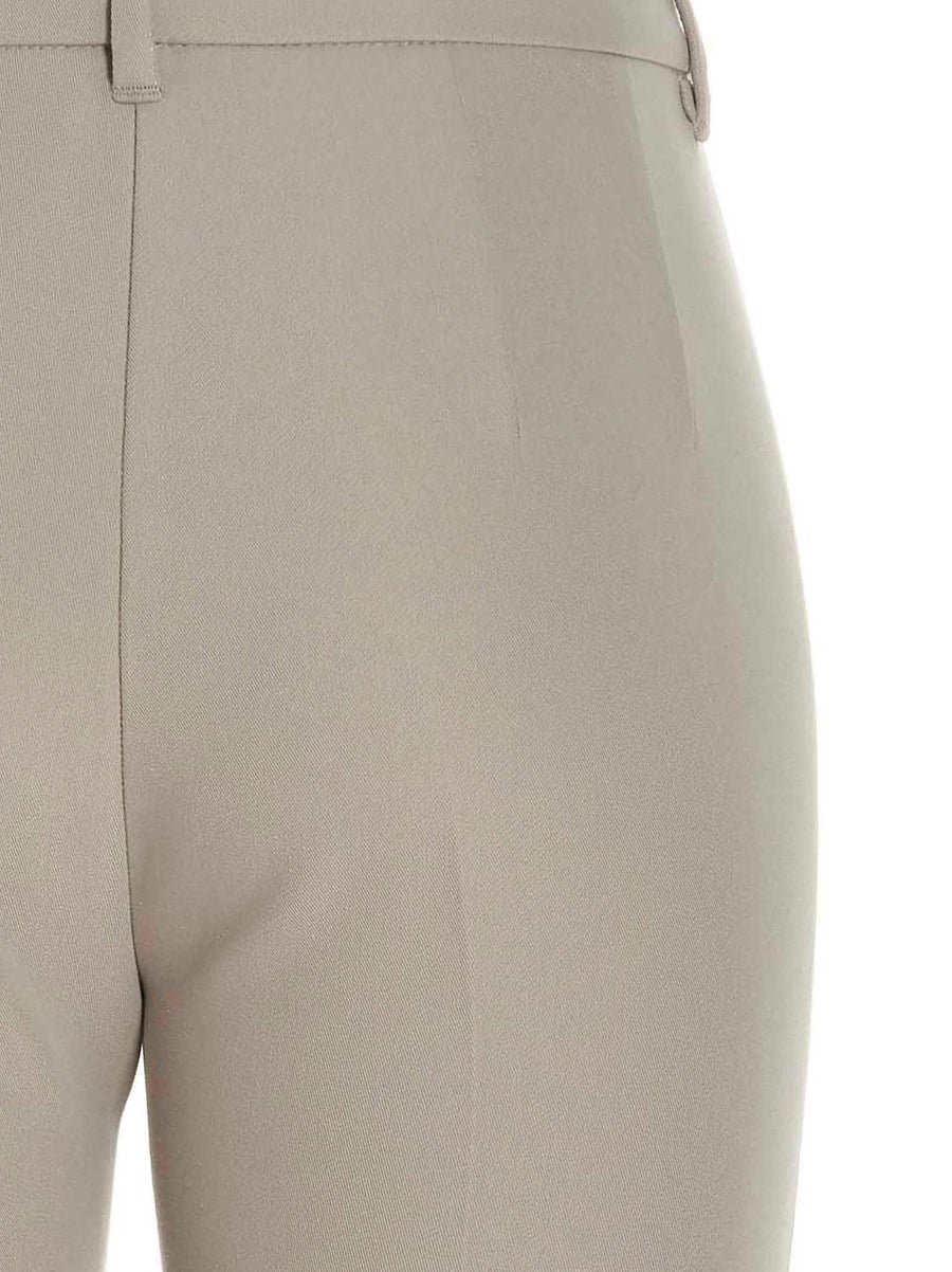 Max Mara Fatina Pants For Women Luxurious Tailored Beige Trousers With Stretch Viscose Cotton Blend Office Ready
