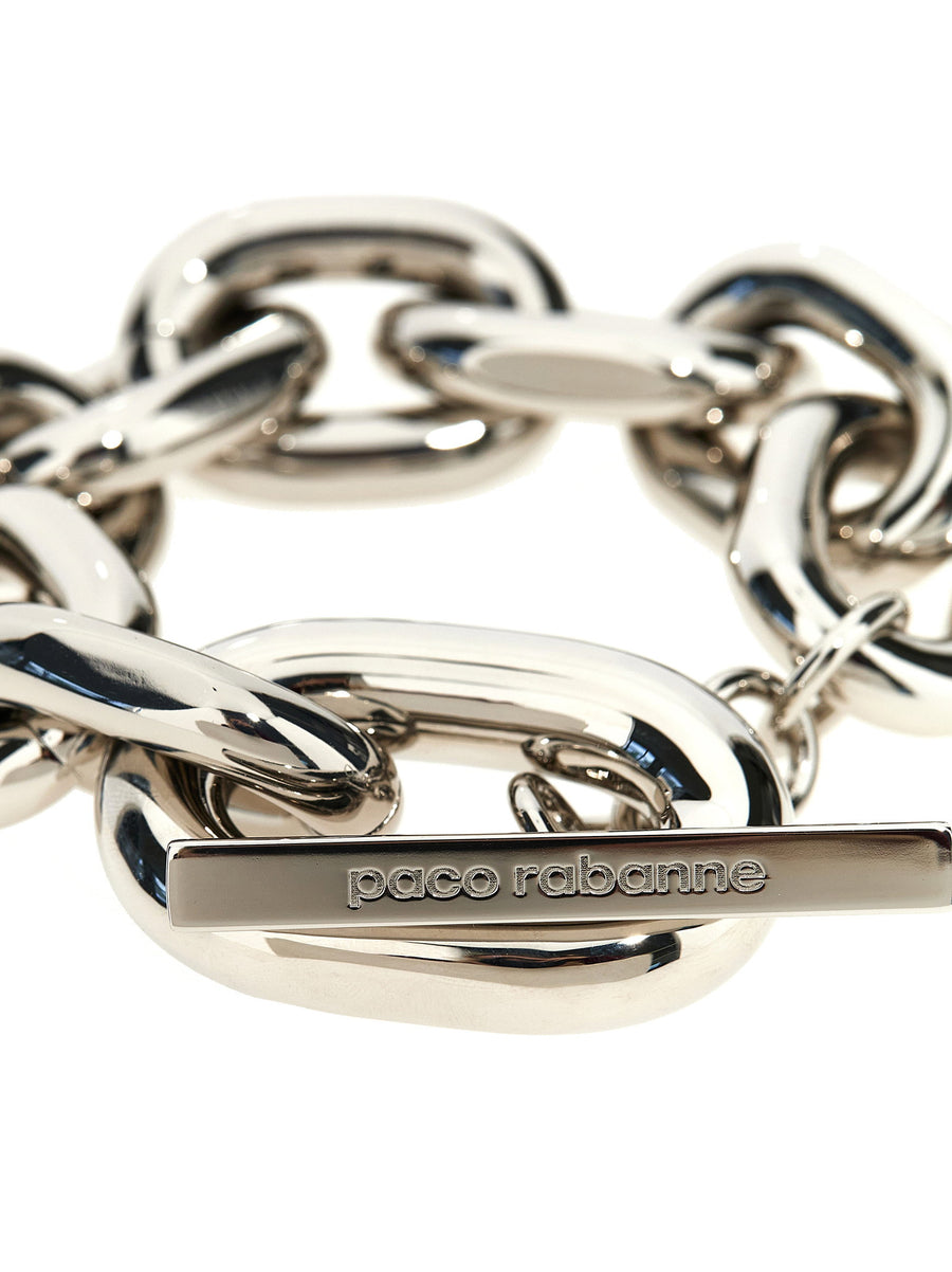 Paco Rabanne XL Link Bracelet Bold Silver Architectural Statement Jewelry For Women FW25 Collection