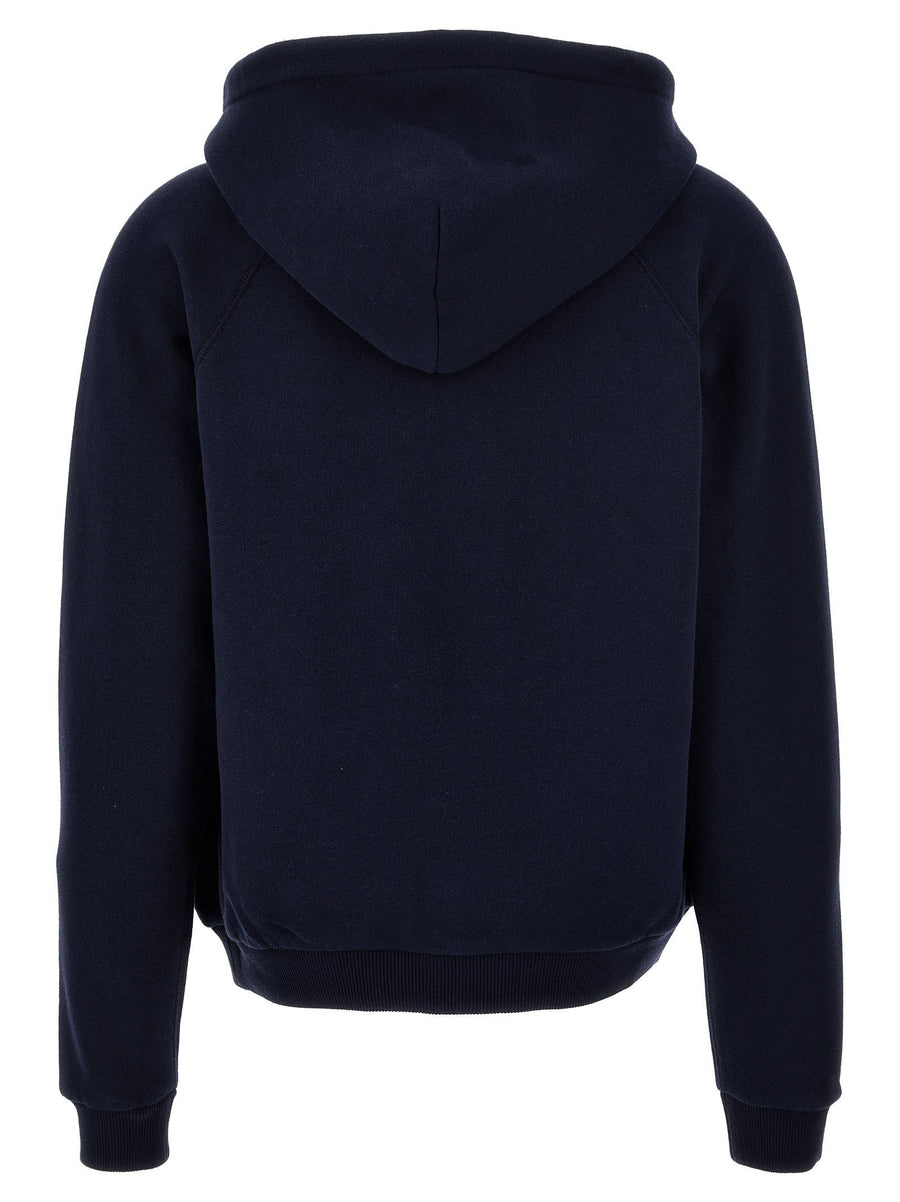Polo Ralph Lauren Navy Knit Sweatshirt With Raglan Sleeves For Women
