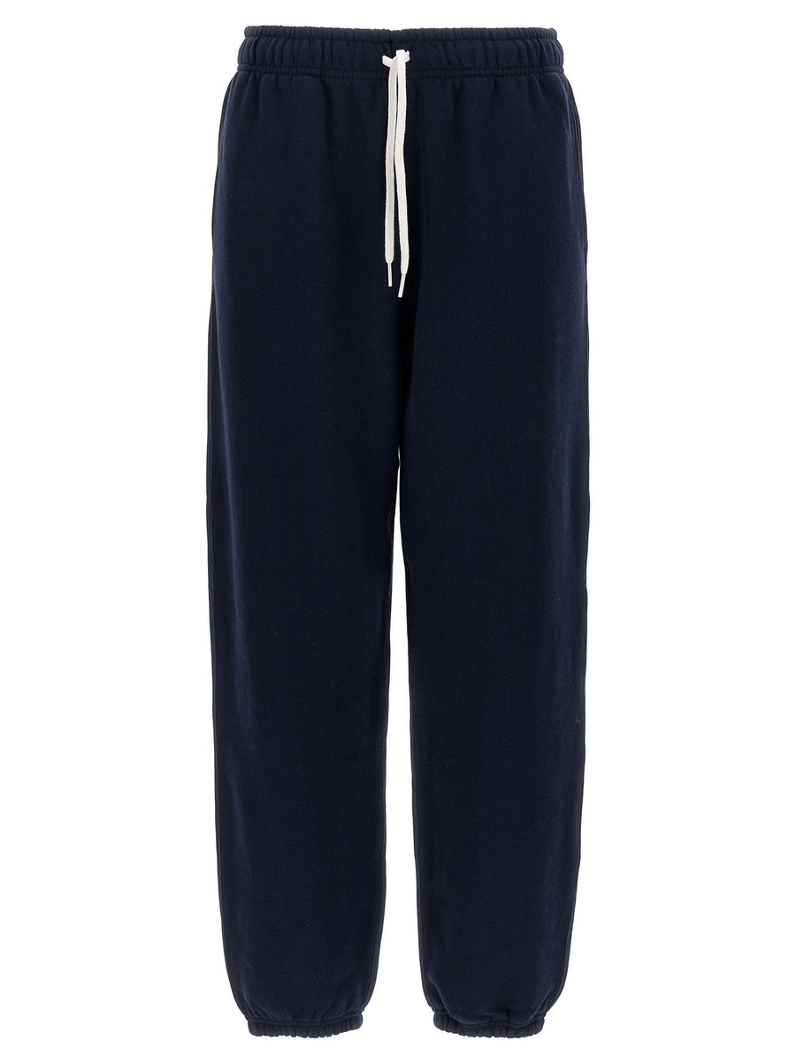 Polo Ralph Lauren Womens Fleece Joggers Blue Cotton Polyester Blend