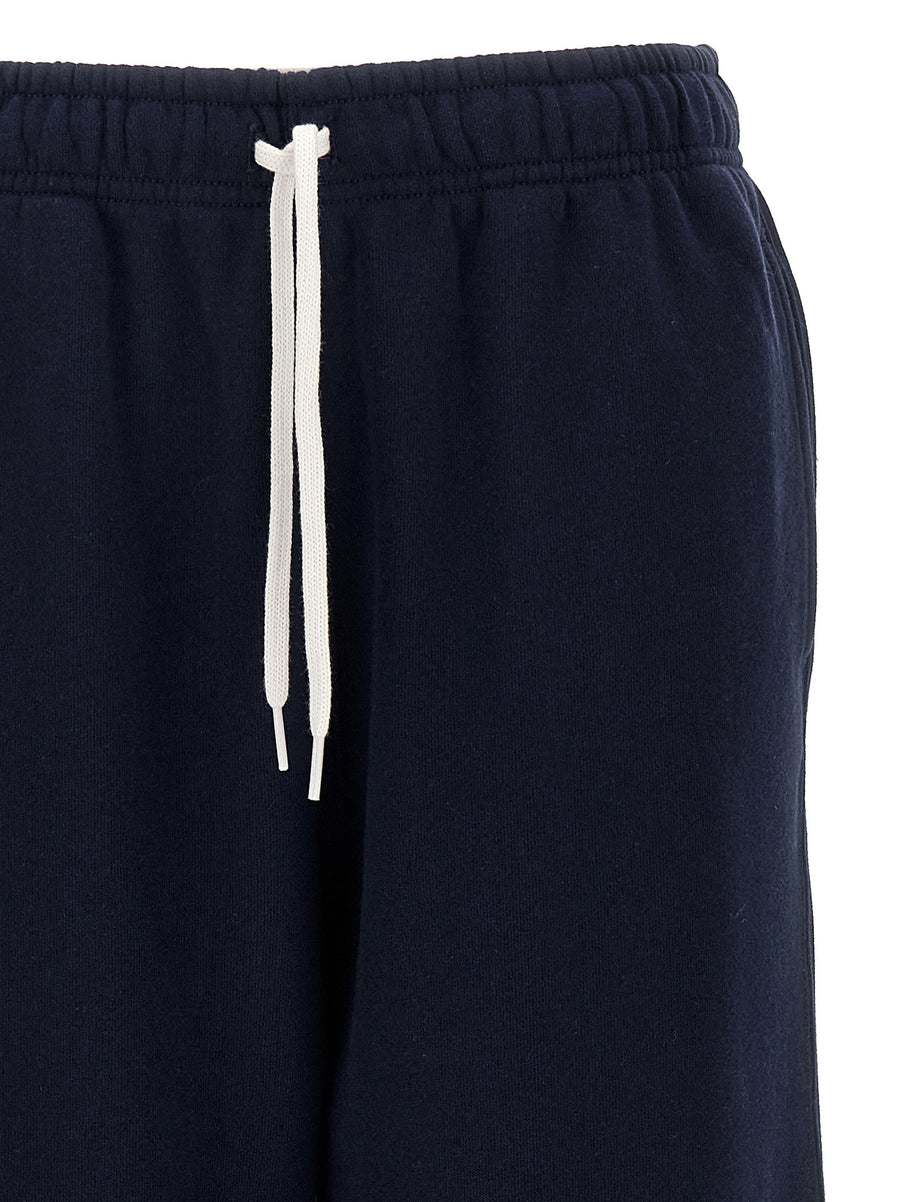 Polo Ralph Lauren Womens Fleece Joggers Blue Cotton Polyester Blend
