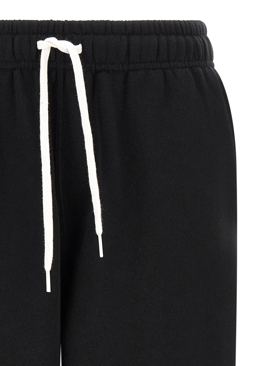 Polo Ralph Lauren Pony Joggers Women Black Cotton Blend Relaxed Fit